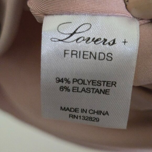 Lovers + Friends Revolve Love Happy V Neck Faux Wrap Ruched Dress Size S - Picture 8 of 9